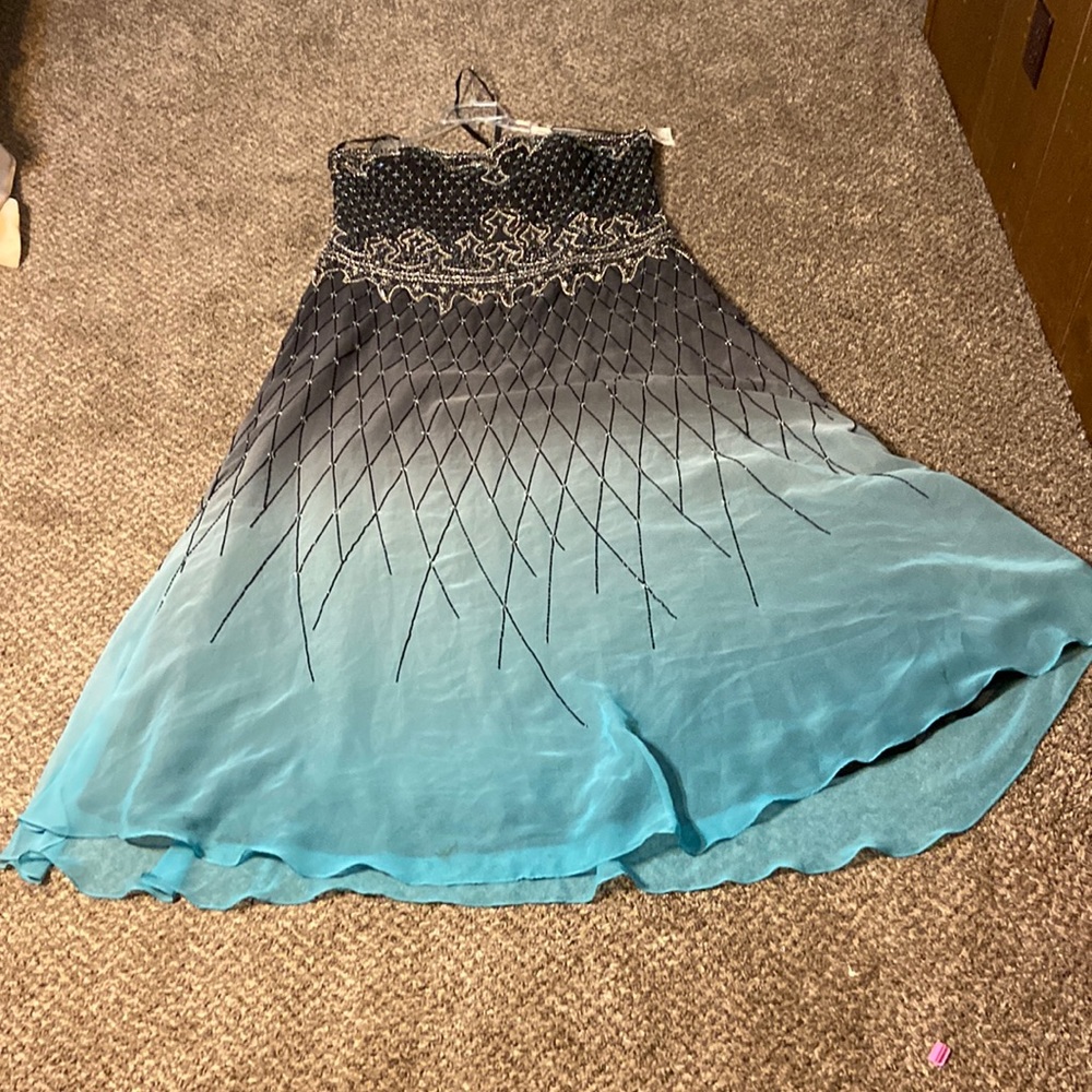 Plus size dress, beautiful beading